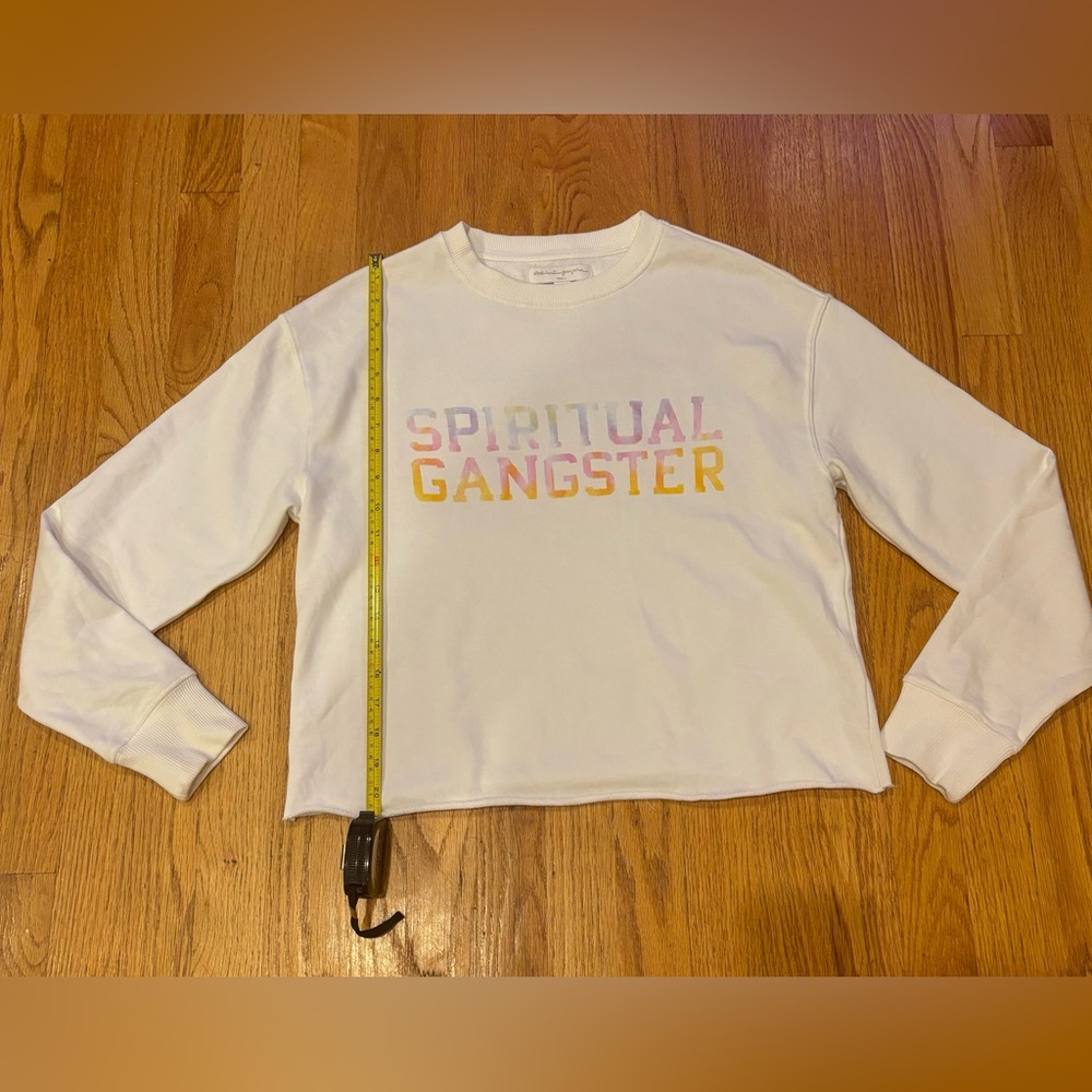 Spiritual Gangster cropped sweatshirt NWOT - Picture 3 of 9
